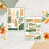 tropical luxe sticker sheet set