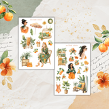tropical luxe sticker sheet set