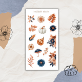 copper fall sticker sheet