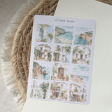 summer in spain mini pictures sticker sheet