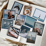 Nautical pictures die cut sticker pocket