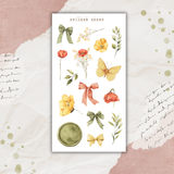 books and music sticker sheet bundle