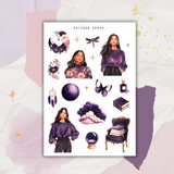 night bloom sticker sheet collection