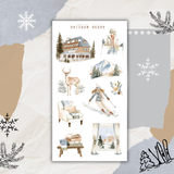 ski resort sticker sheet bundle