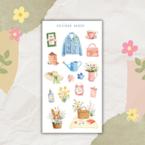 spring market sticker sheet bundle