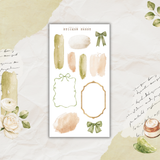 good morning sticker sheet set