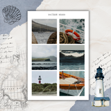 nautical pictures sticker sheet set