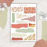 apple picking sticker sheet