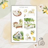 lemon break sticker sheet