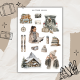 winter adventure sticker sheet bundle