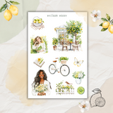 lemon break sticker sheet
