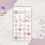 iris garden sticker sheet bundle
