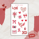 whimsical love sticker sheet bundle