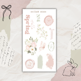 easter blush sticker sheet bundle