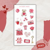 whimsical love sticker sheet bundle
