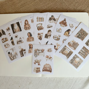 Autumn reader sticker sheet bundle