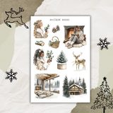 modern cabin sticker sheet bundle
