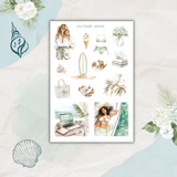 coastal serenity sticker sheet bundle