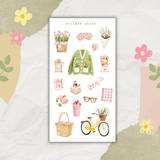 spring market sticker sheet bundle