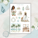 coastal serenity sticker sheet bundle