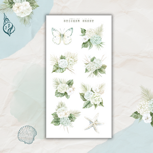 coastal serenity sticker sheet bundle