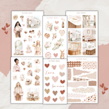 sweet romance sticker sheet bundle