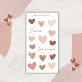 sweet romance sticker sheet bundle
