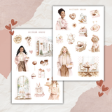 sweet romance sticker sheet bundle