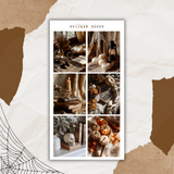spooky halloween picture sticker sheet
