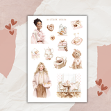 sweet romance sticker sheet bundle
