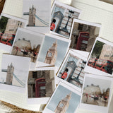 London pictures die cut sticker pocket