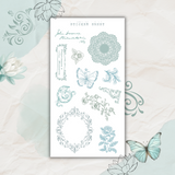 magical lake sticker sheet