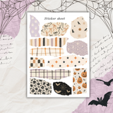 halloween pattern sticker sheet bundle