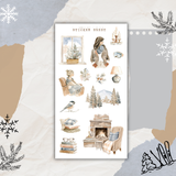 ski resort sticker sheet bundle