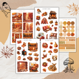 rustic cabin sticker sheet bundle