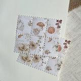 fall foliage faux stamp sticker sheet