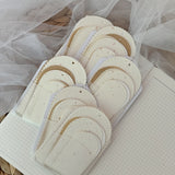 Soft colored frame paper cut outs pocket, 15 pieces