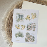 summer in Greece sticker sheet