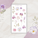 iris garden sticker sheet bundle