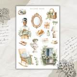 slow living sticker sheet set
