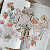 Sweet Farm Life die cut sticker pocket