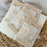 vintage paper set, 32 pieces of ephemera, paper sheets and cut outs