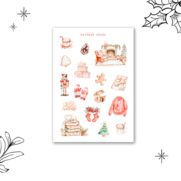 christmas memories sticker sheet