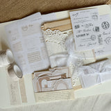 Vintage bundle, sticker sheets, washi tape and paper