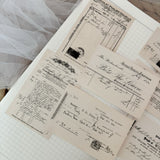 Vintage ads paper ephemera cut out pocket