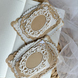 mixed paper cut out pocket, 20+ pieces