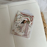 warm holidays ephemera and sticker die cut pocket, 25+ pieces