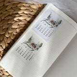 2026 mini icon die cut calendar stickers