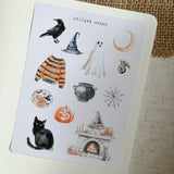 season of the witch halloween sticker sheet