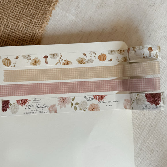 autumn washi tape set